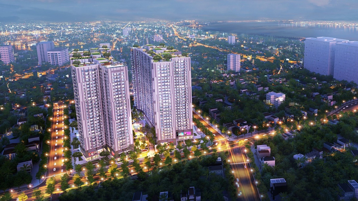 Những căn hộ có tầm nhìn nội khu cũng hấp dẫn không kém, vì toàn bộ trục cảnh quan trung tâm của dự án Imperia Sky Garden được thiết kế như một khu vườn cỏ hoa khoe sắc bên cạnh dòng sông yên bình và khu nhạc nước sôi động.