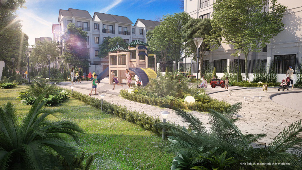 Liền kề Dahlia Homes được thiết kế với tổng số 356 căn liền kề cao 3,5 tầng.