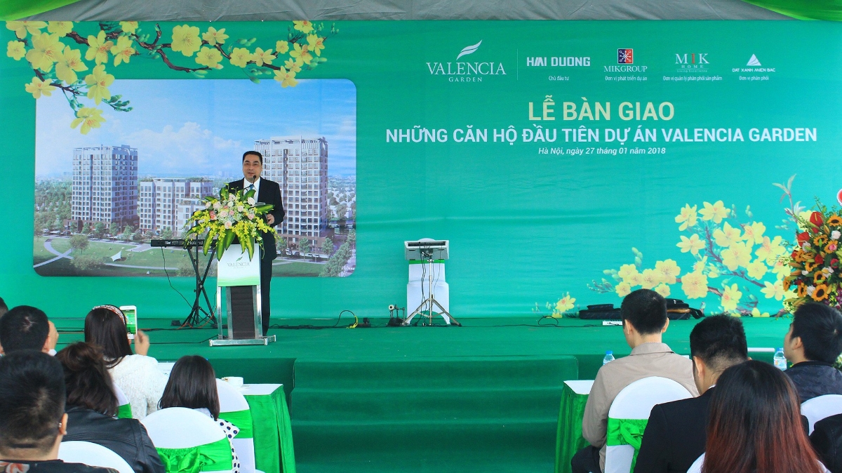 Từ nay tới hết ngày 28/2, chủ đầu tư Valencia Garden sẽ triển khai chương trình ưu đã dành cho khách hàng mua căn hộ tại dự án.