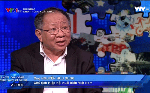 PGS. TS.&nbsp;ông Nguyễn Hữu Dũng, Chủ tịch Hiệp hội Nuôi biển Việt Nam.