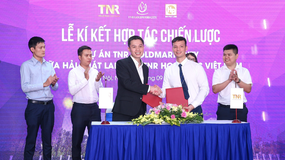 TNR Holdings và Hải Phát Land hợp tác chiến lược dự án TNR Goldmark City.