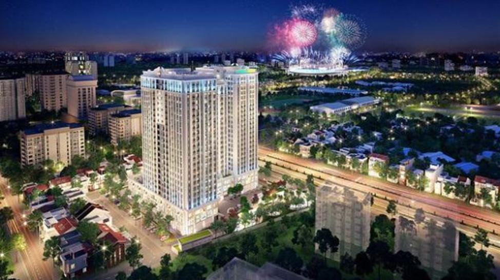 Dự án chung cư cao cấp Florence Mỹ Đình với diện tích 9.976 m2, 3 tầng hầm, 25 tầng nổi.