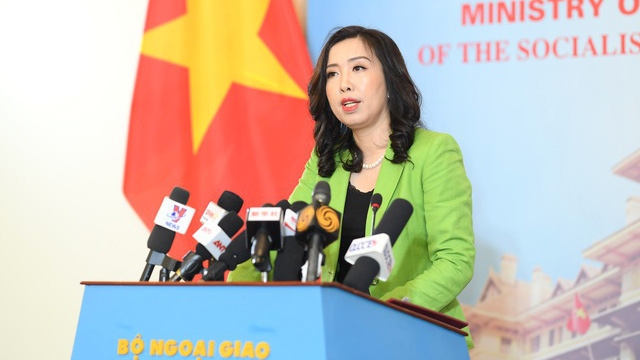 Người phát ngôn Bộ Ngoại giao Lê Thị Thu Hằng - Ảnh: Dân Trí