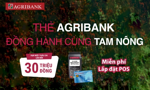 Thẻ Agribank đồng hành cùng tam nông