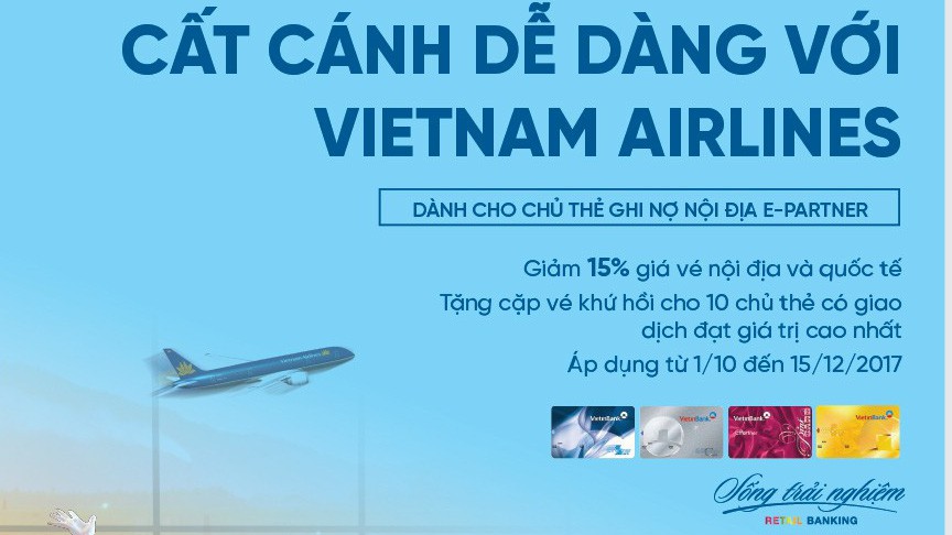 Chương trình còn dành tặng 1 cặp vé máy bay khứ hồi miễn phí cho 10 khách hàng.