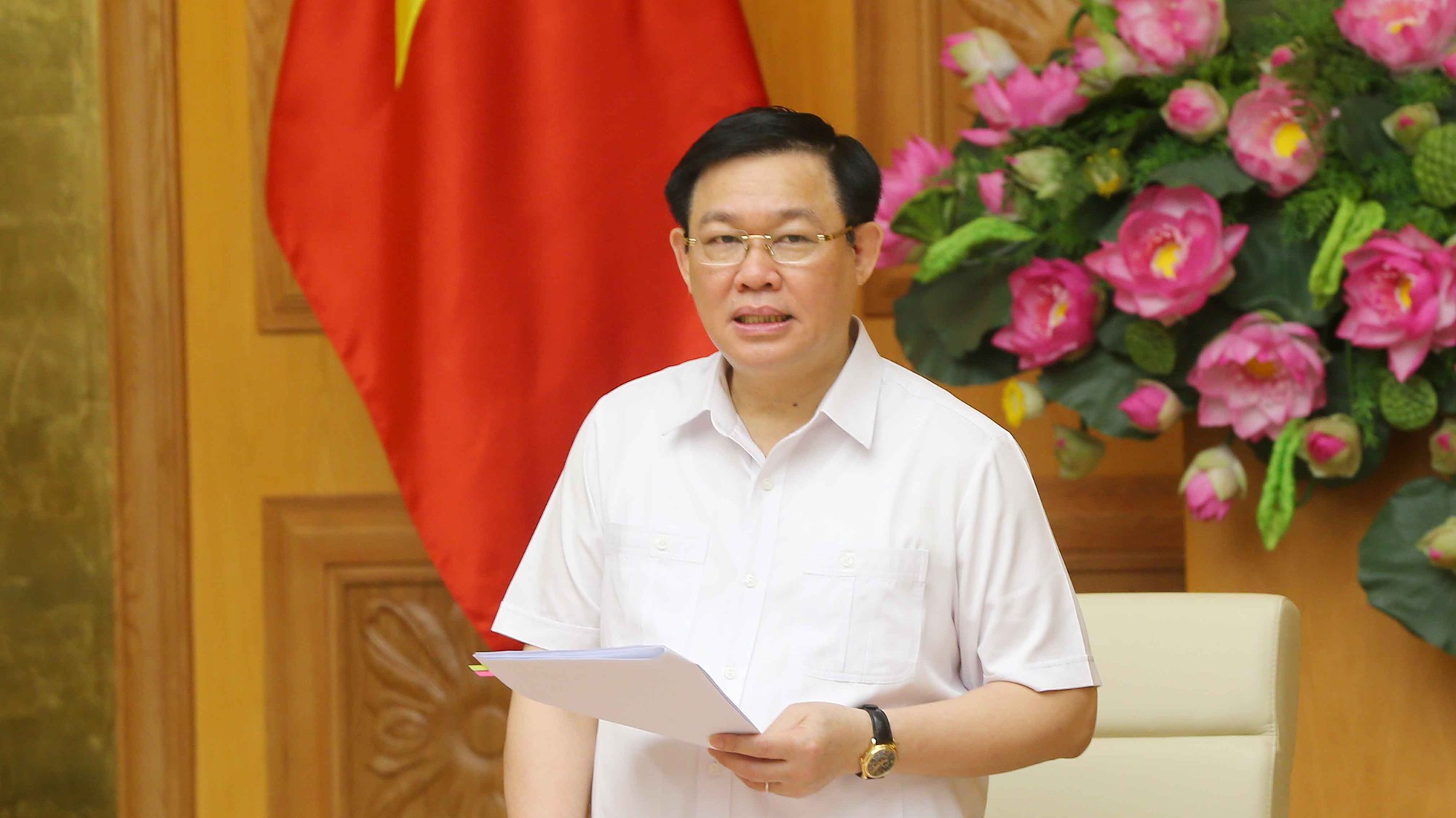 Phó Thủ tướng Vương Đình Huệ. Ảnh: VGP/Thành Chung