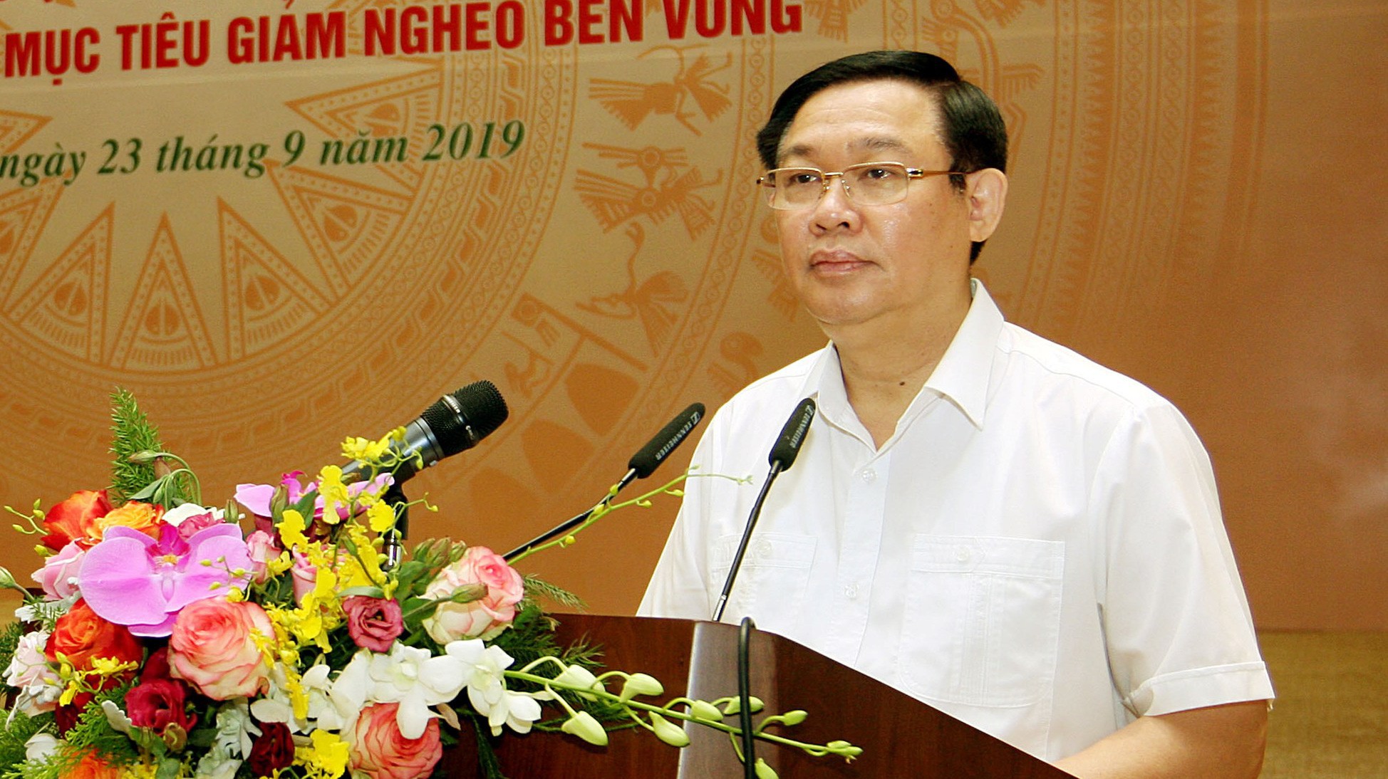 Phó thủ tướng Vương Đình Huệ phát biểu tại hội nghị - Ẩnh: VGP 