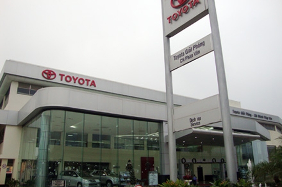 Toyota Giải Phóng - chi nhánh Pháp Vân của SVC có tổng mức đầu tư là 5 triệu USD.