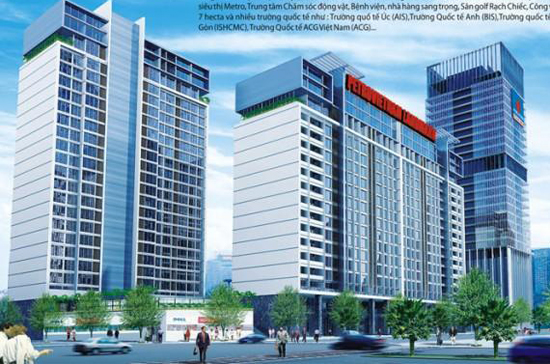 Phối cảnh dự án Petro Vietnam Landmark.