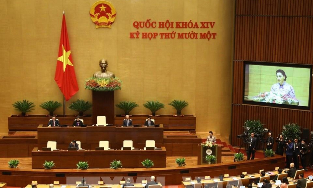 9h00 sáng ngày 24/3, Quốc hội khóa 14 khai mạc trọng thể Kỳ họp thứ 11 tại Nhà Quốc hội. 