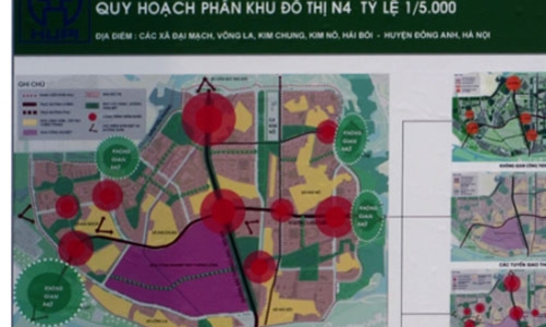 Hà Nội công bố quy hoạch hai khu đô thị lớn Bắc sông Hồng