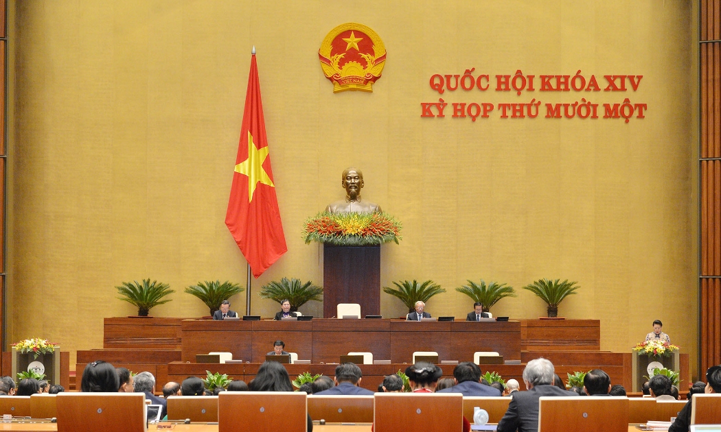 Kỳ họp thứ 11 của Quốc hội khóa 14 - Ảnh: Quochoi.vn