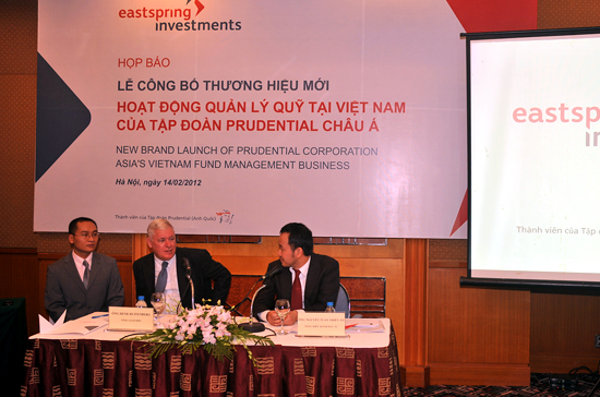 Họp báo ra mắt thương hiệu Eastspring Investments ngày 14/2.