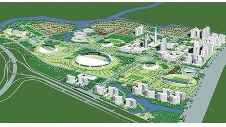 Phối cảnh Khu liên hợp thể dục thể thao Rạch Chiếc.