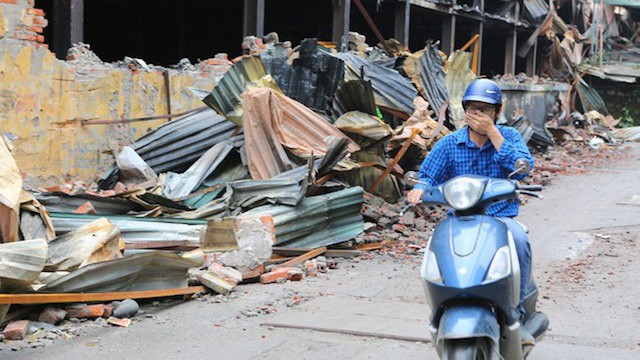 Hà Nôi sẽ tổ chức khám sức khỏe miễn phí cho người dân trong bán kính 500m quanh khu vực xảy ra vụ cháy nhà máy Rạng Đông. Ảnh minh họa.