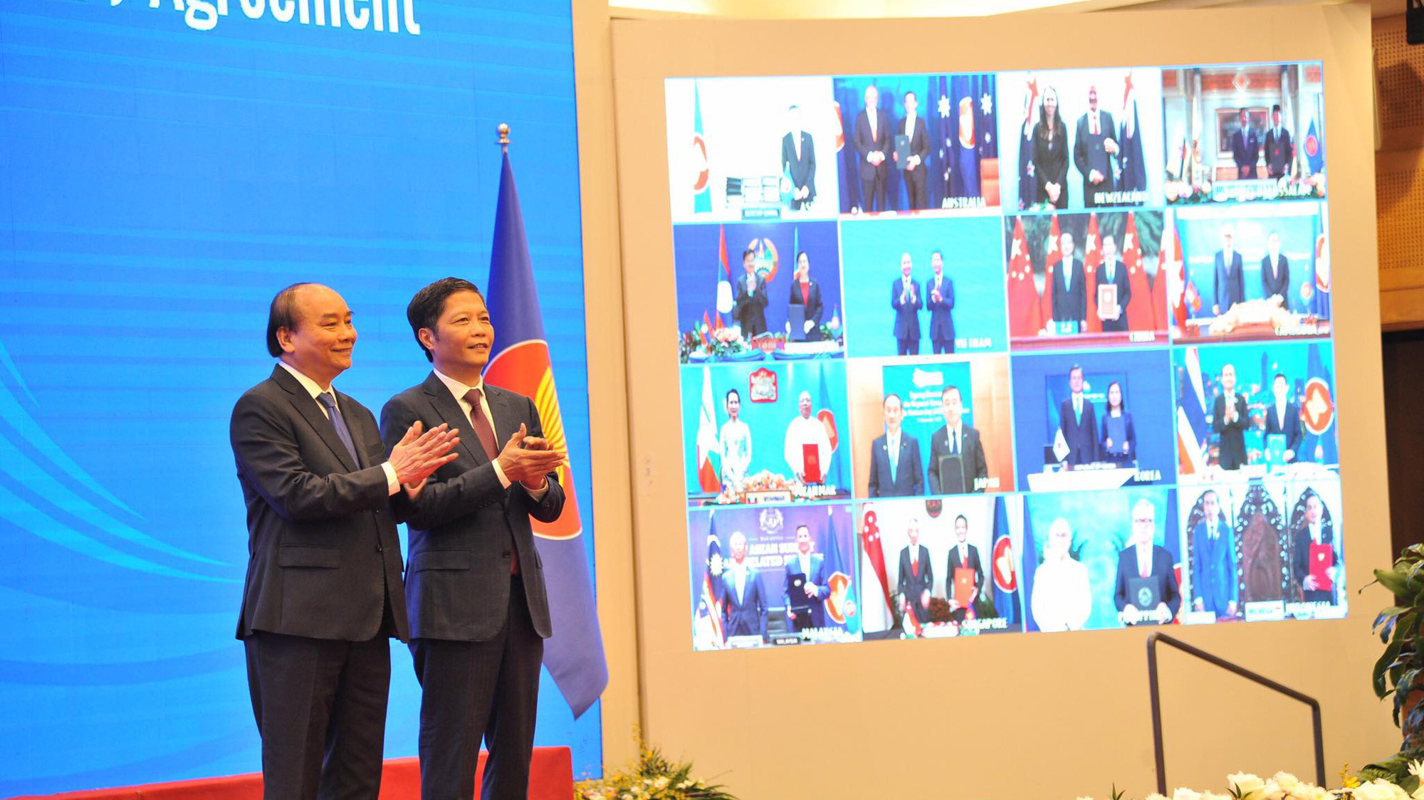 Các nhà lãnh đạo đã ra tuyên bố chung về Hiệp định RCEP