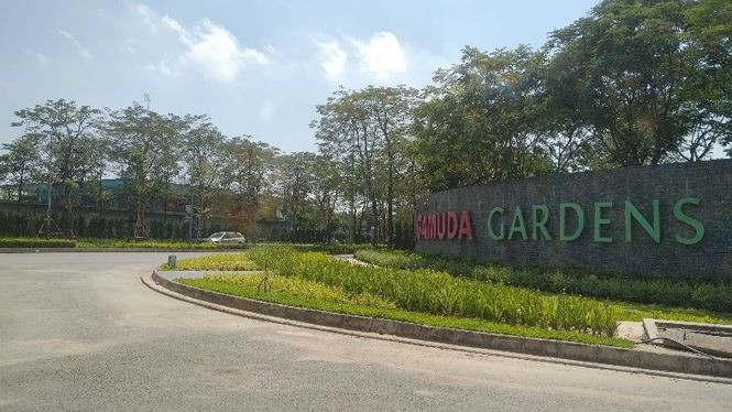 Khu đô thị Gamuda Gardens rộng 73 ha, thuộc tổ hợp Gamuda City - là một trong những dự án nhà ở lớn nhất Hà Nội với diện tích hơn 500 ha.