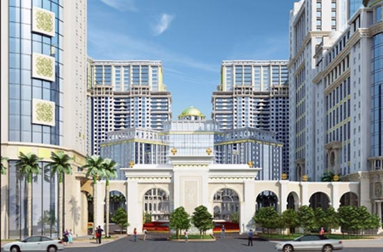 Phối cảnh tổng thể dự án.