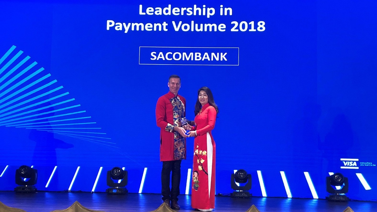 Sacombank đã vinh dự trở thành Ngân hàng duy nhất tại Việt Nam được xướng tên trong 5 danh hiệu danh giá nhất trong hoạt động thẻ.