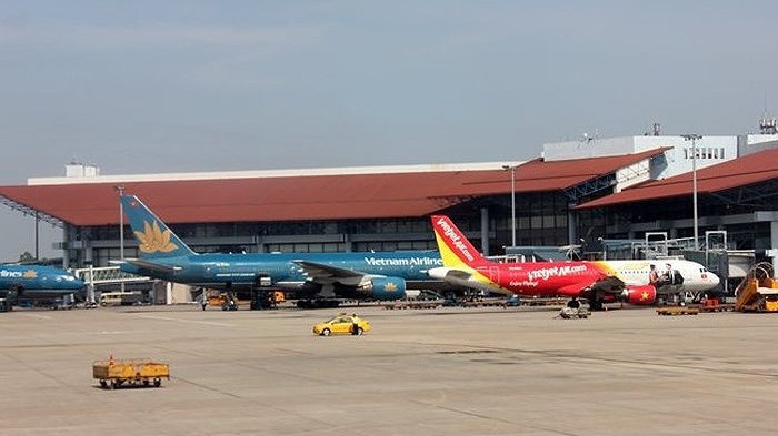 Sân bay Nội Bài. 