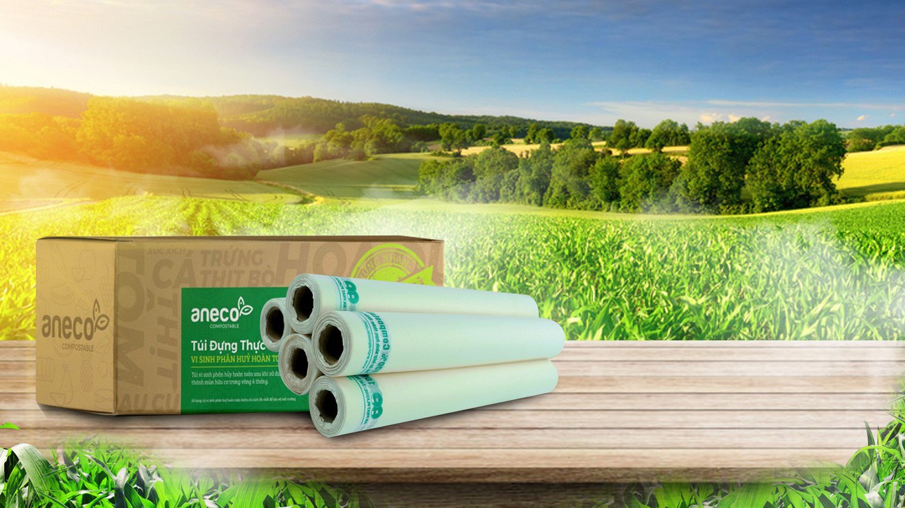 Tại Vinmart, AnEco sẽ có mặt đầy đủ các mẫu mã là túi đựng thực phẩm, túi shopping, túi đựng rác.