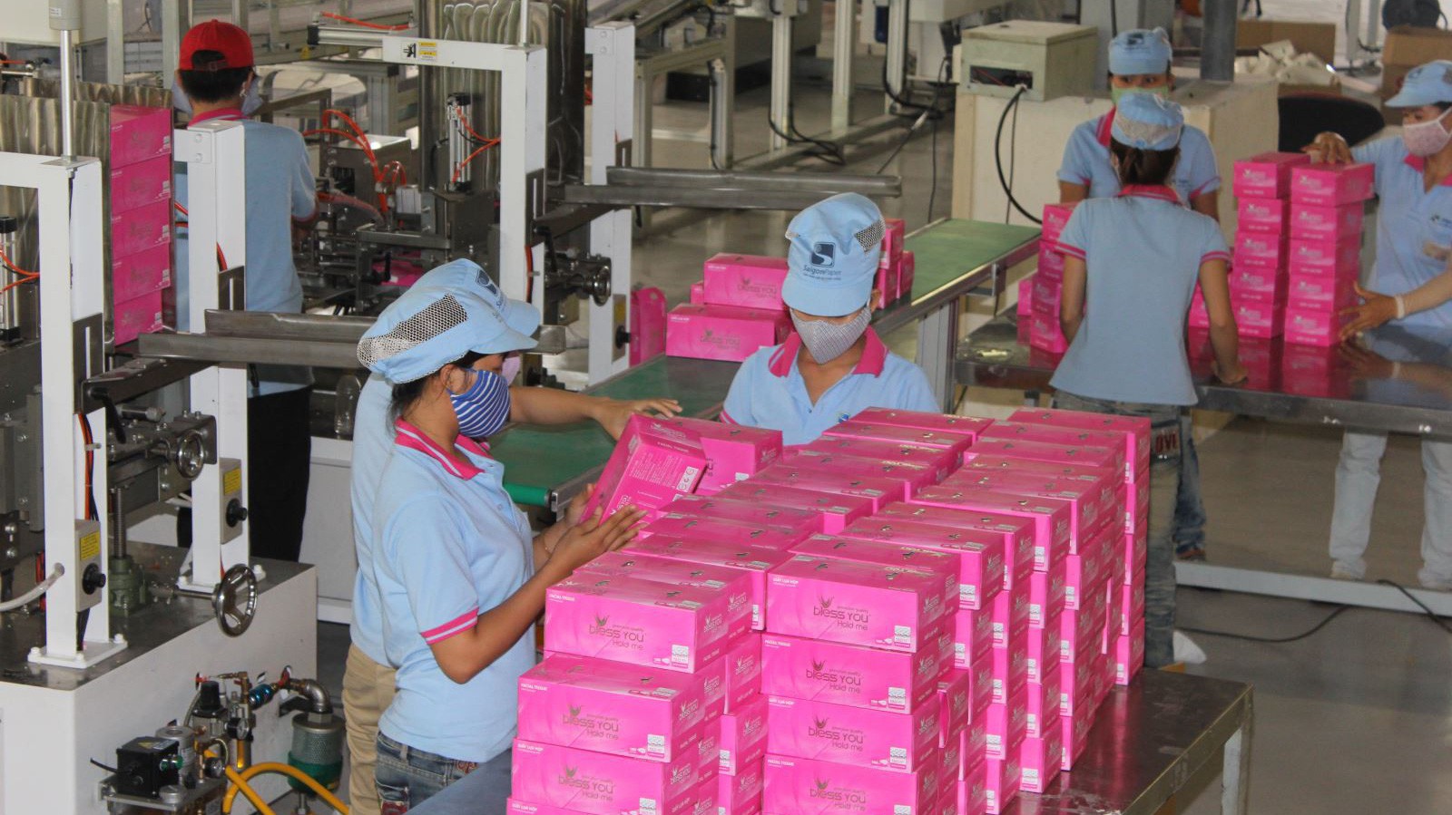 Ngoài mặt hàng chủ yếu là khăn giấy đang được bán thông qua thương hiệu Bless You, Giấy Sài Gòn cũng sản xuất giấy vệ sinh và bìa carton.