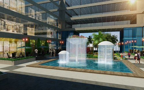 Chủ đầu tư đã thiết kế từ tầng 1 - tầng 6 dành cho các tiện ích như một trung tâm thương mại.