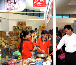 Một gian hàng tại triển lãm sản phẩm Thái Lan năm 2008. 