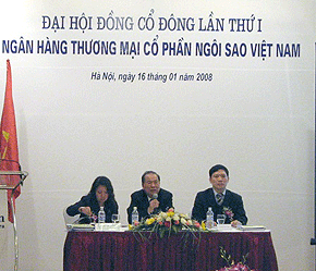 Đại hội cổ đông lần thứ nhất của Vietstarbank.