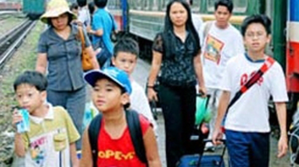 Giá vé tàu không điều chỉnh trước 5/8