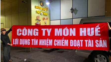 Công ty món Huế bị tố chiếm đoạt tài sản.