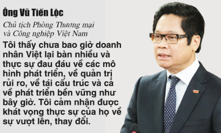 Ông Vũ Tiến Lộc, Chủ tịch Phòng Thương mại và Công nghiệp Việt Nam