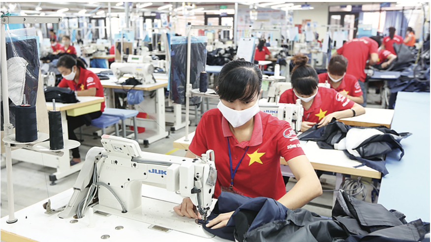 Các doanh nghiệp dệt may Việt Nam đã có đơn hàng hết tháng 4/2021