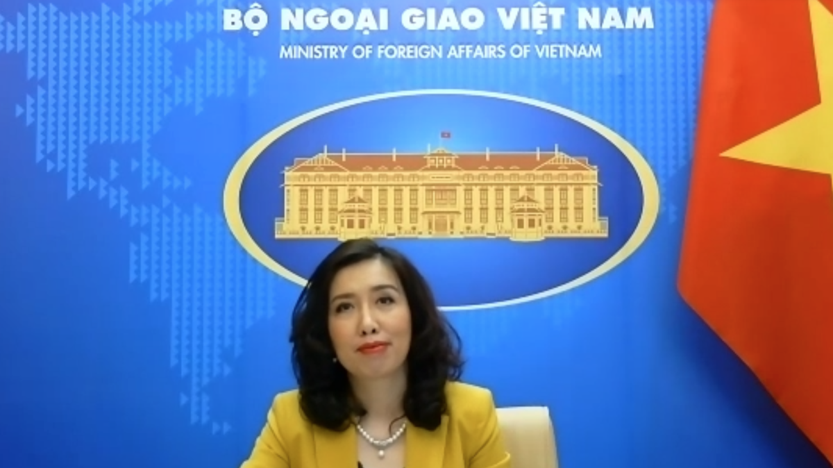 Người phát ngôn Bộ Ngoại giao Lê Thị Thu Hằng tại họp báo thường kỳ chiều 25/2.