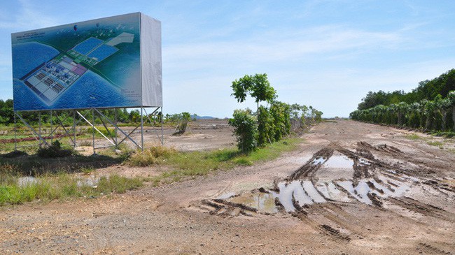 Dự án nhà máy nhiệt điện Kiên Lương 1 gặp nhiều khó khăn.