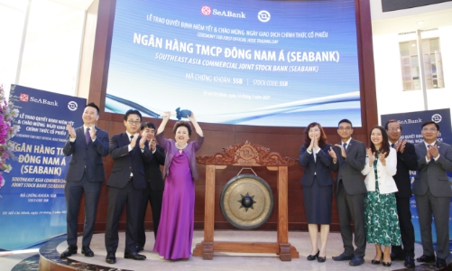 Hơn 1,2 tỷ cổ phiếu SeABank chính thức giao dịch trên sàn HOSE