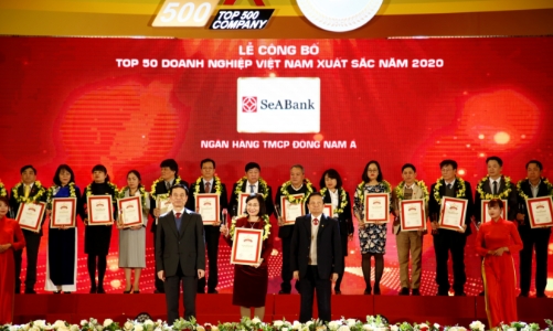 SeABank lọt Top 50 doanh nghiệp tư nhân lớn nhất Việt Nam năm 2020