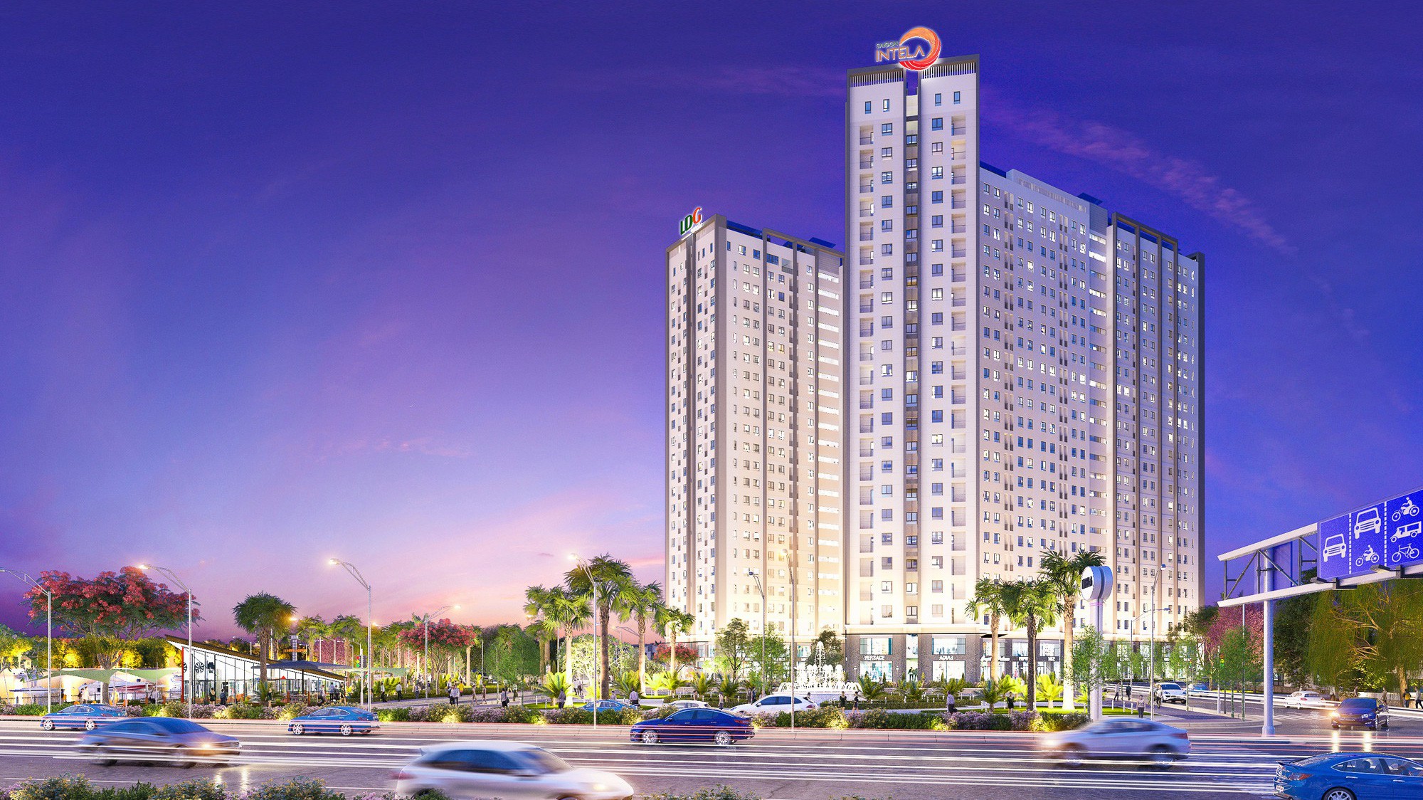 Phối cảnh khu căn hộ được đầu tư theo tiêu chuẩn thông minh 4.0 của LDG Group.