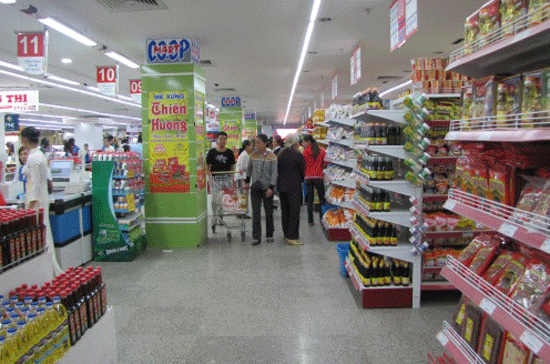 Thời điểm này, các siêu thị đều đã có kế hoạch phục vụ nhu cầu tiêu dùng của người dân vào dịp Tết.