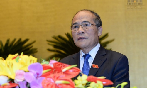 Trình Quốc hội miễn nhiệm Chủ tịch Nguyễn Sinh Hùng