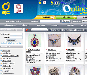 Bạn đọc có thể đăng ký tham gia tại www.sjc.com.vn.