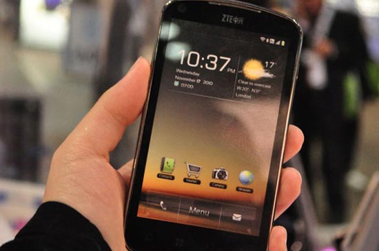 Hiện smartphone của ZTE chủ yếu là chạy nền tảng Android.