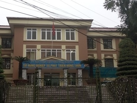 Trụ sở Sở Nông nghiệp và Phát triển nông thôn Thái Nguyên.<br>