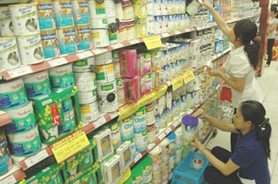 Giá sữa bột dành cho trẻ em dưới 6 tuổi vẫn ổn định từ tháng 3/2011 đến nay.