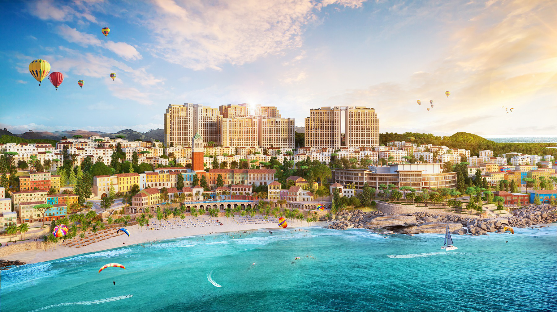 Sun Grand City Hillside Residence là tổ hợp căn hộ cao tầng sở hữu vị trí đắc địa bên bờ Nam đảo Ngọc.