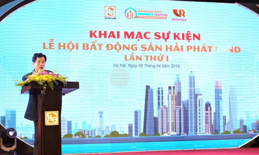 Ông Nguyễn Văn Đính - Phó chủ tịch Hội Môi giới Bất động sản Việt Nam tại sự kiện.