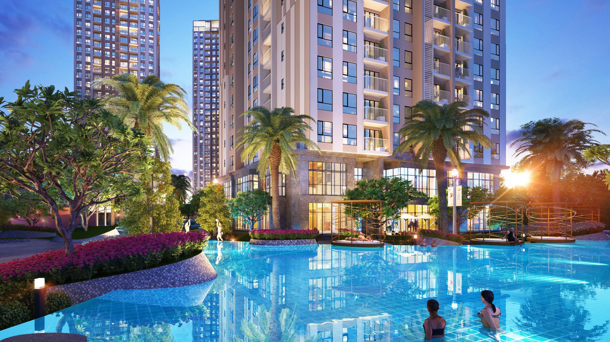 Gem Riverside được kiến tạo để trở thành một chốn nghỉ dưỡng đầy màu sắc và hiên đại cho các cư dân.