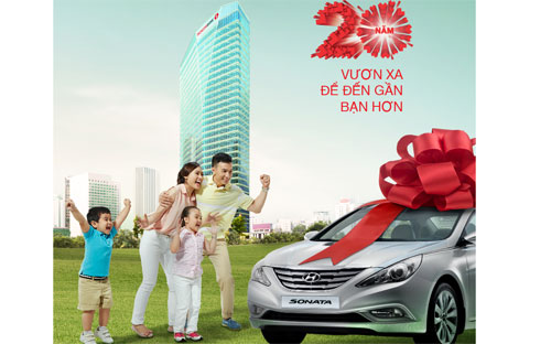 Techcombank giới thiệu chương trình khuyến mãi “20 năm đồng hành, ngàn quà tặng tri ân” thay lời cảm ơn tới tất cả khách hàng.