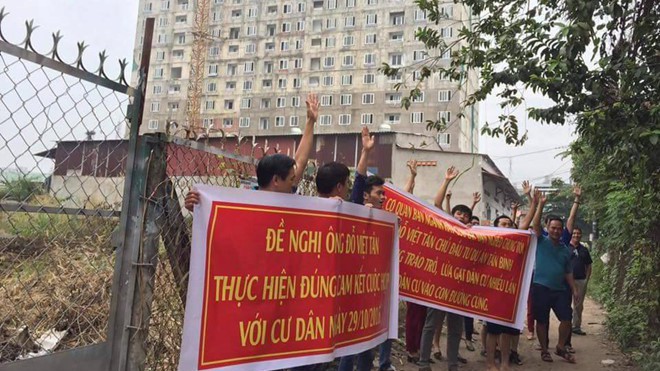 Dự án tổ hợp – nhà ở xã hội Tân Bình bị khách hàng phản đối nhiều năm vì sai phạm.