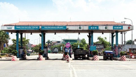 Trạm thu phí Tân Đệ.
